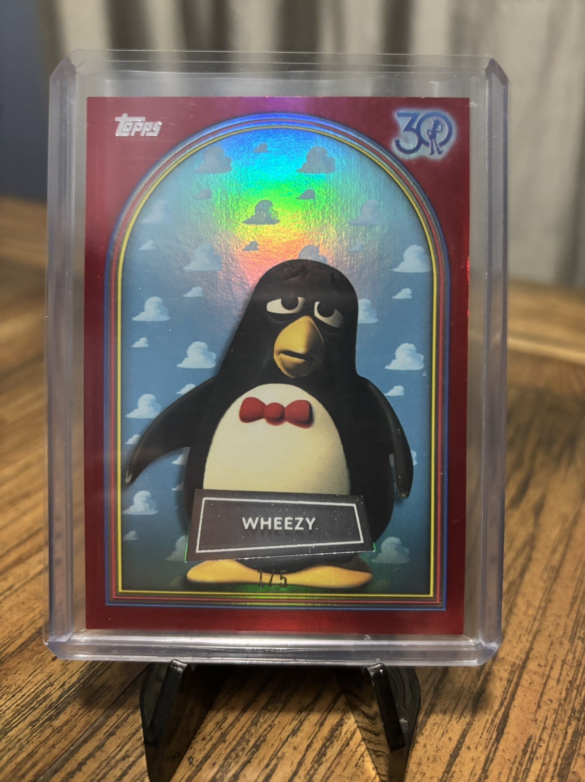 2025 Topps 30 Year of Toy Story Wheezy RED 1/5 (first on the print) #55