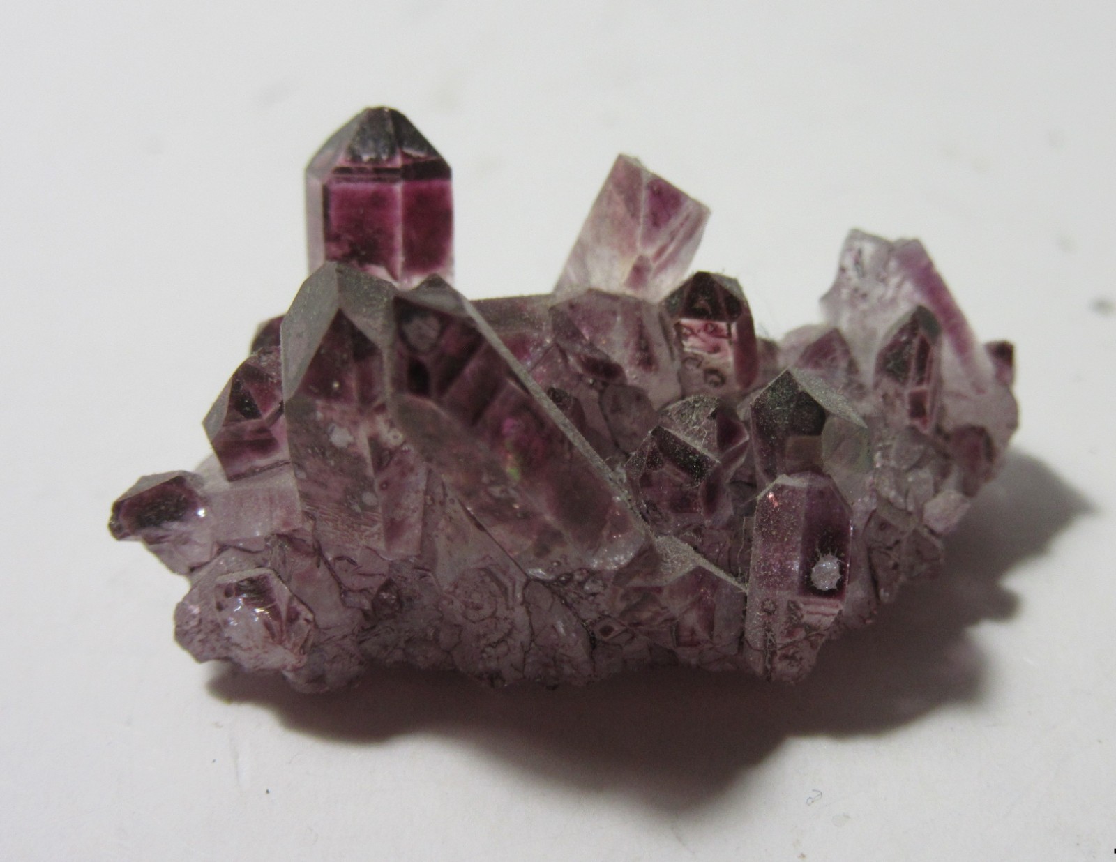 Rare Raspberry Aura Quartz 1 1/8 Inch Cluster Collectible RAQCC-7