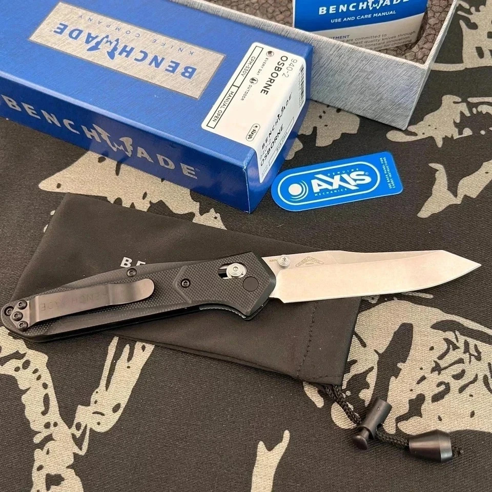 Benchmade 940-2 Osborne S30V Stainless Steel Black G10 Handle Folding Knife