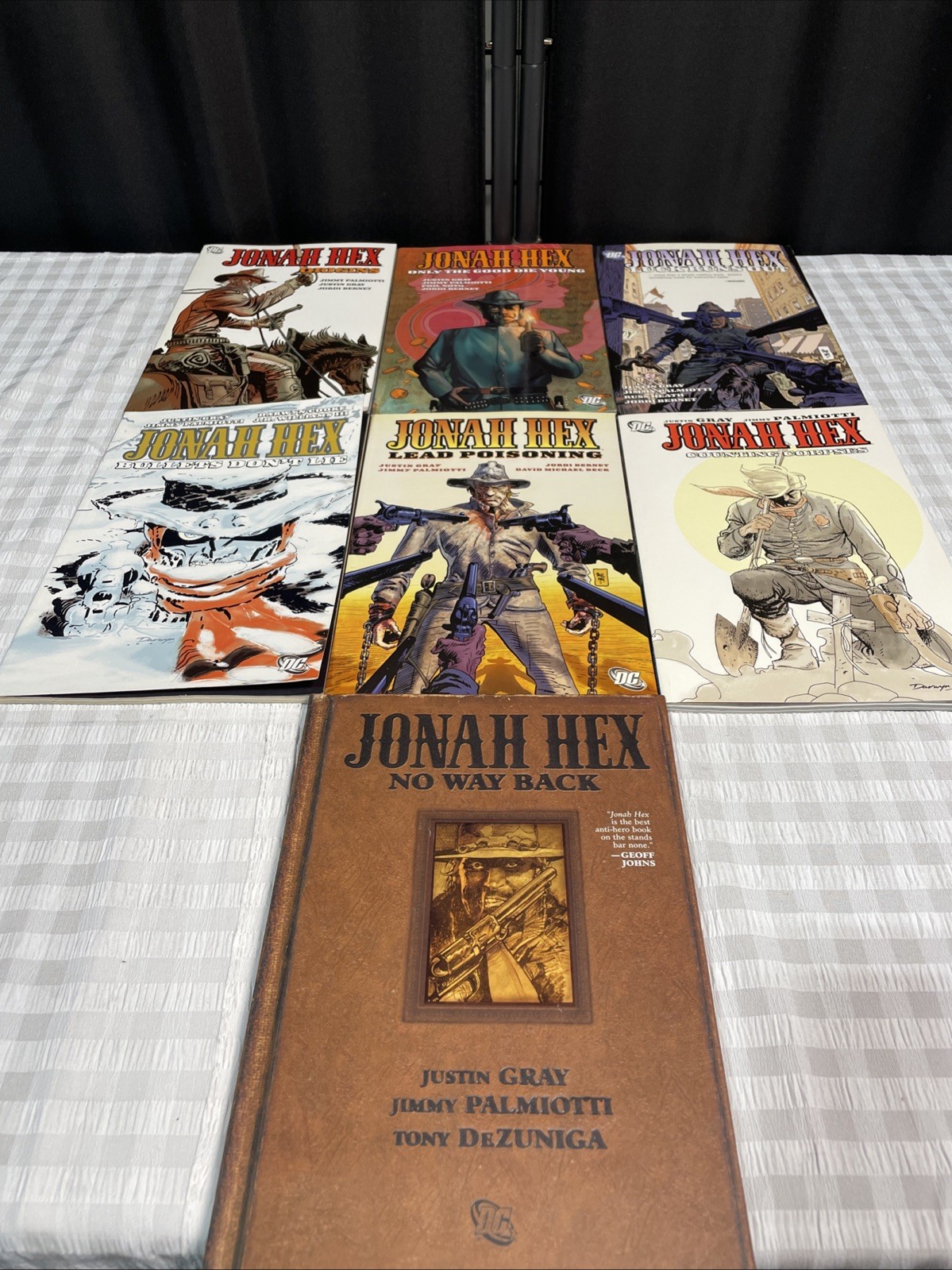 Jonah Hex TPB HC Lot (7 Books) Justin G, Jimmy P – Vols 3-7, 9, + No Way Back