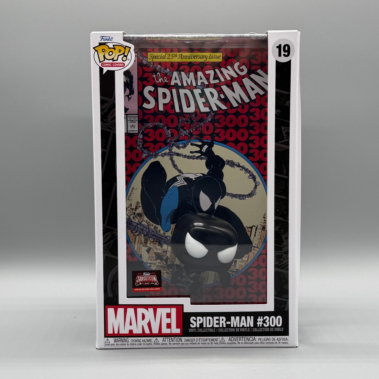 Funko Pop! Comic Covers #19 The Amazing Spider-Man #300 Target Con Exclusive