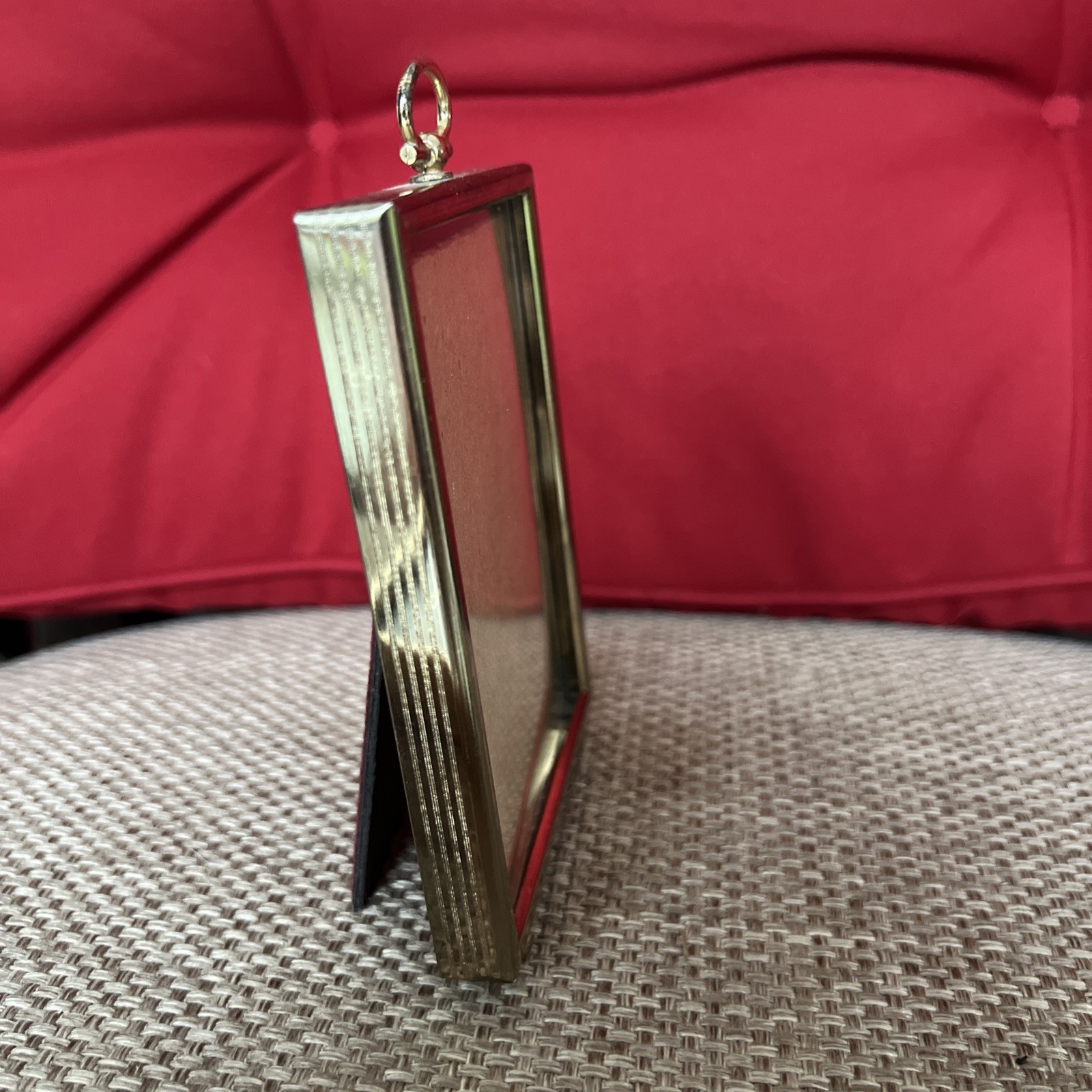 Vintage Brass Gold Metal Picture Frames, Assorted Sizes, Lot of 7