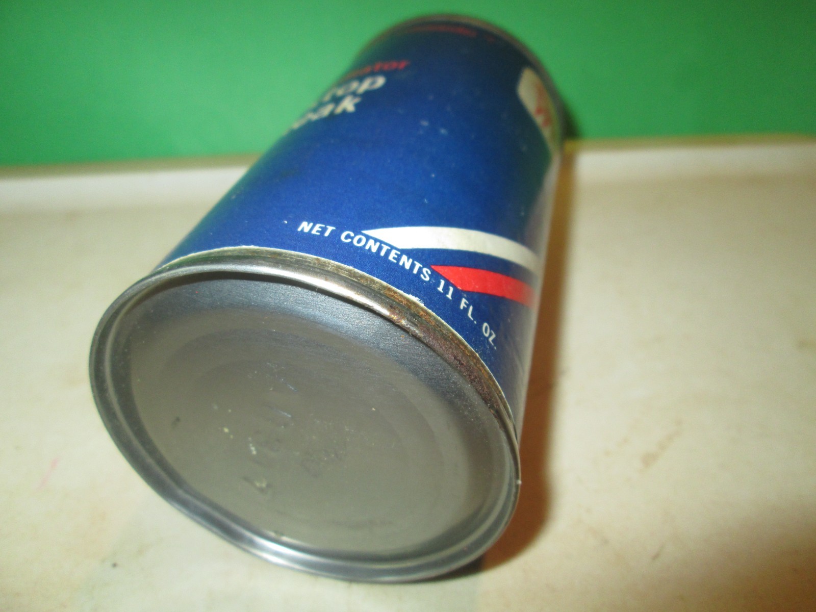 VTG METAL Can PAPER LABEL ROUTE COMMANDER RADIATOR Stop Leak HUSKY OIL C CODY WY