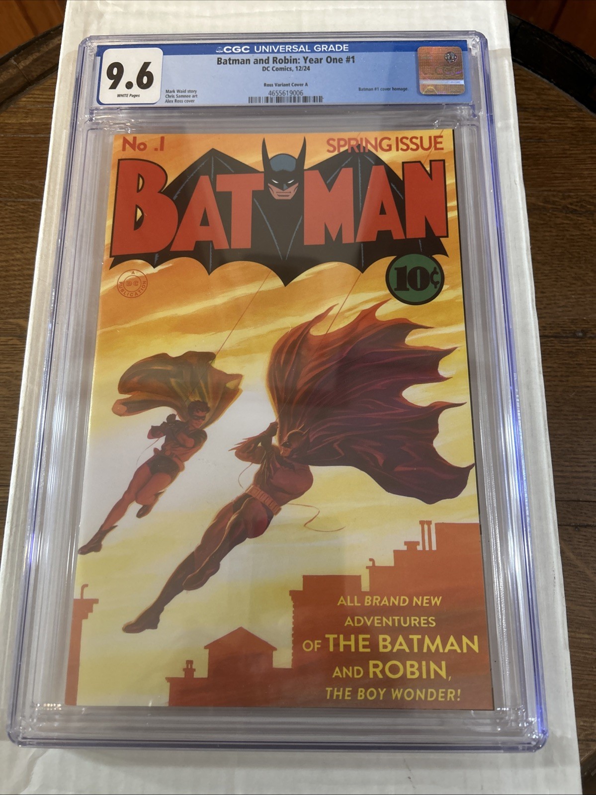 Batman and Robin: Year One #1 – CGC 9.6 – WP – Alex Ross Cover “A” (2024)