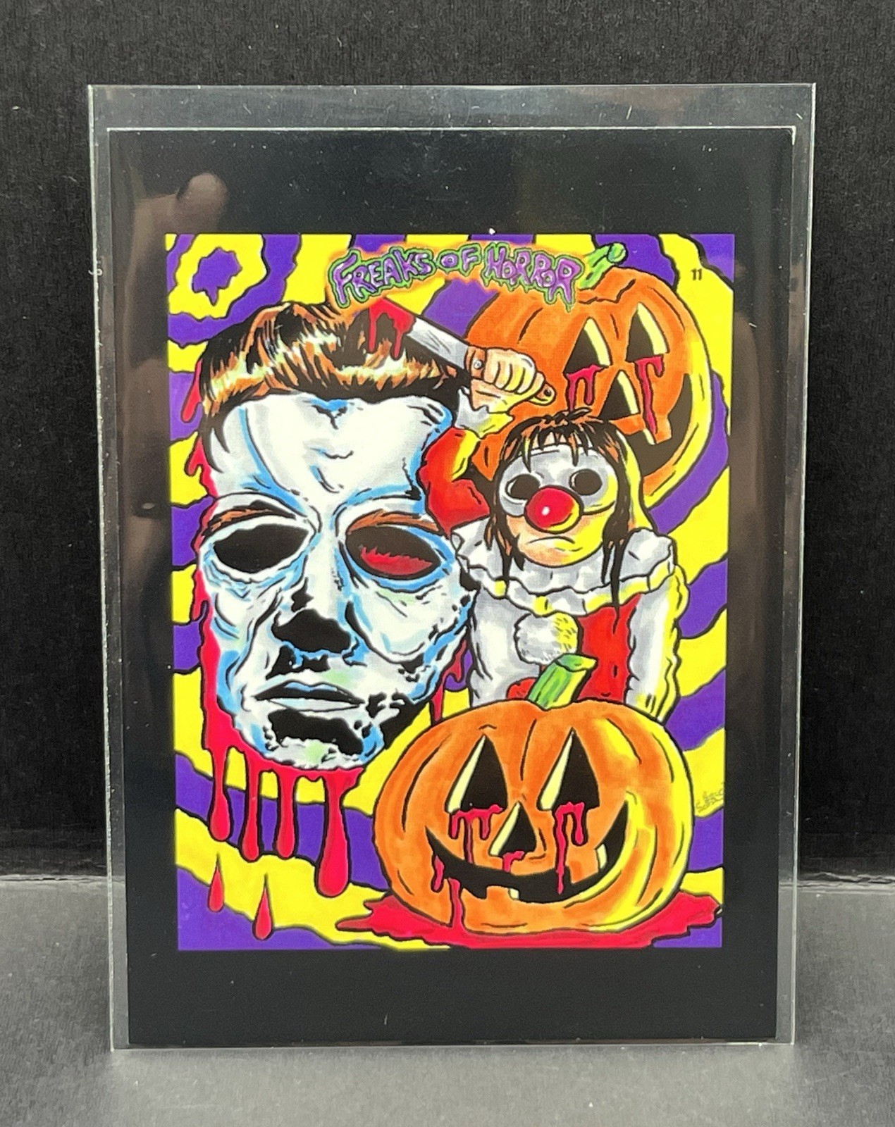 2025 GPK Freaks of Horror Series 1 Halloween MICHAEL MYERS CHAD SCHERES AUTO💥
