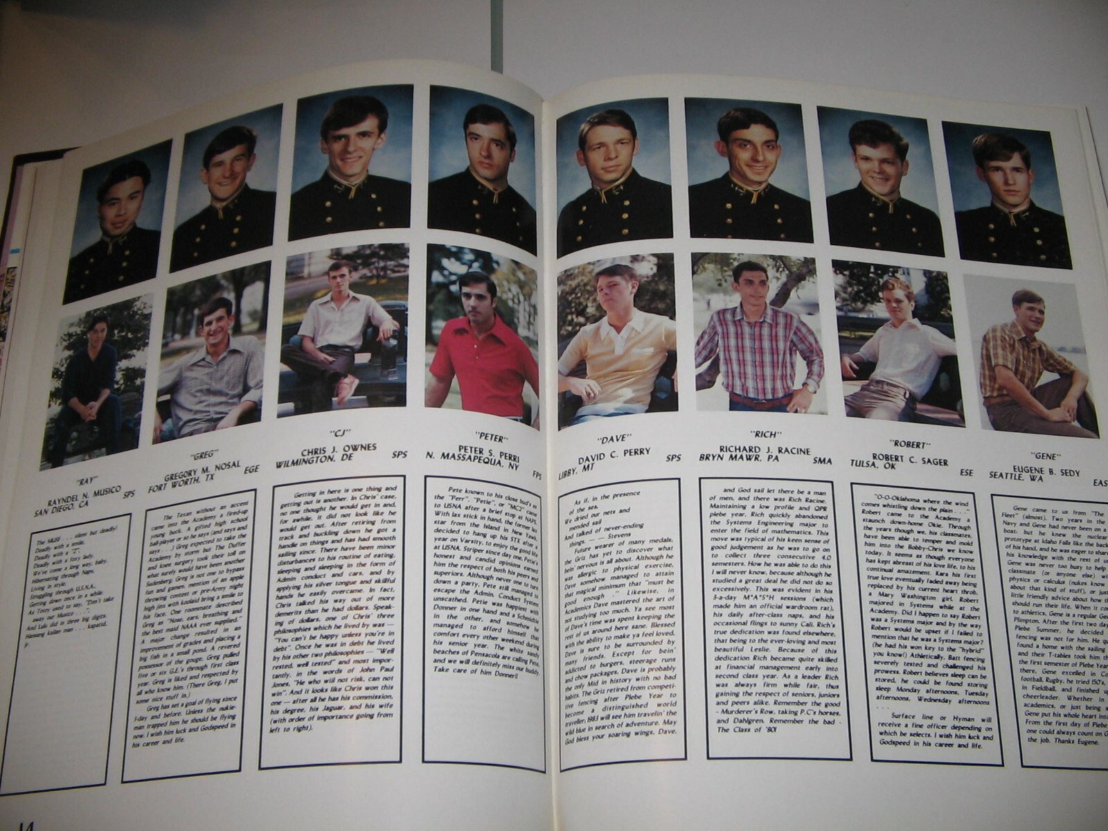 Lucky Bag US Naval Academy Yearbook, Years 1980-present, price for 1 book