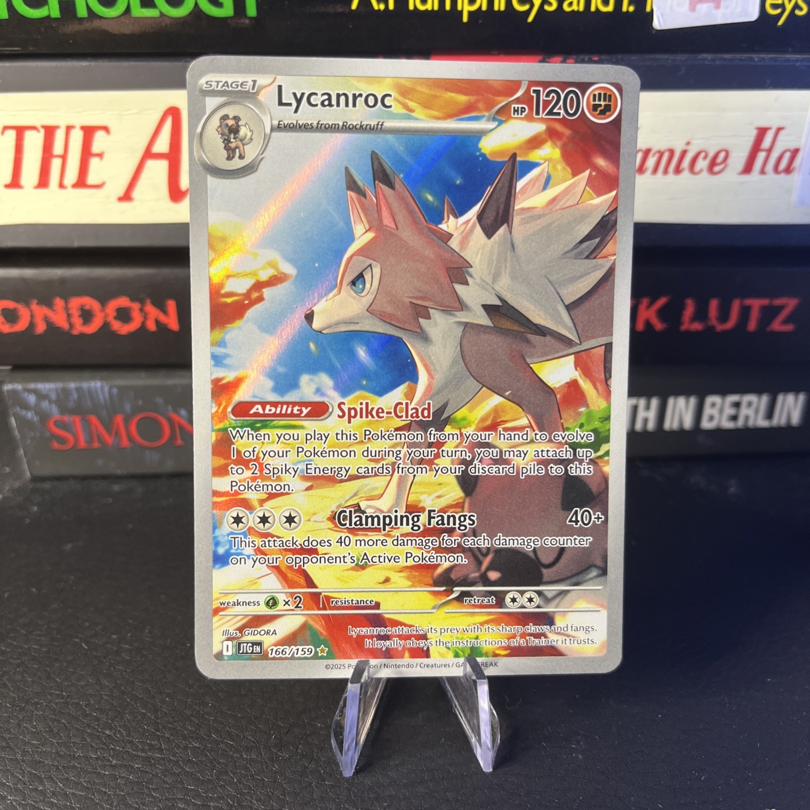 Lycanroc 166/159 S&V Journey Together Illustration Rare Pokemon Card NM