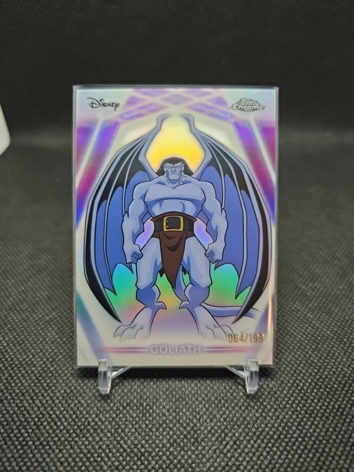 Topps 2025 Chrome Disney Animation Gargoyles Goliath Refractor CNE-134 064/199
