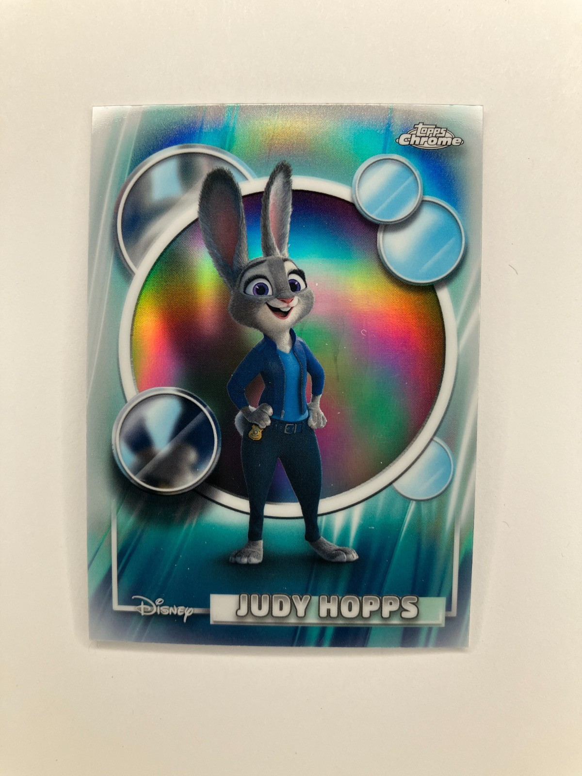 2026 TOPPS Chrome Disney Refractor Judy Hopps 66 Zootopia