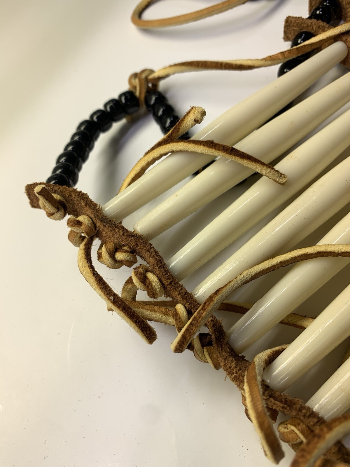Decorative Native American Style Breastplate Bone Hairpipe Beads? W/choker READ