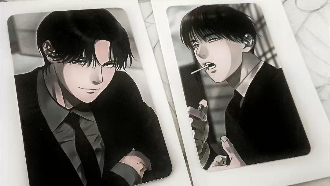 Korean BL Manhwa Yu Won Bul Byeon collection trading photocard 2pcs gift