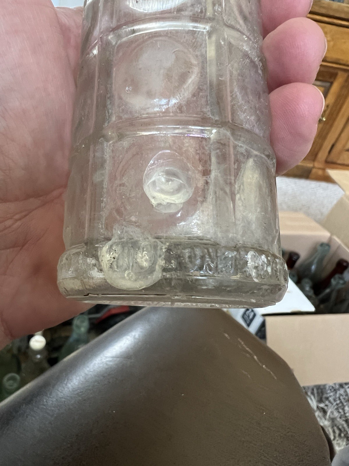 Vintage Art Deco Orange Crush Bottling Company soda bottle Elizabethtown Pa