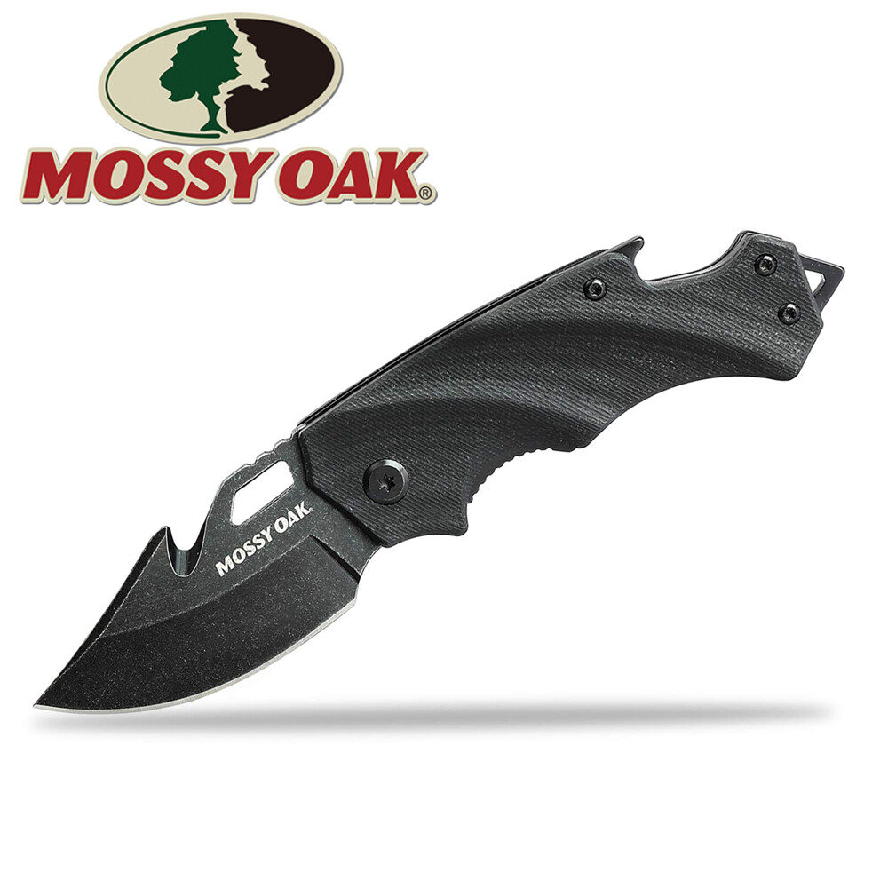 Mossy Oak MINI Folding Pocket 2.5-IN Stainless Steel Drop Point Blade G10 Handle