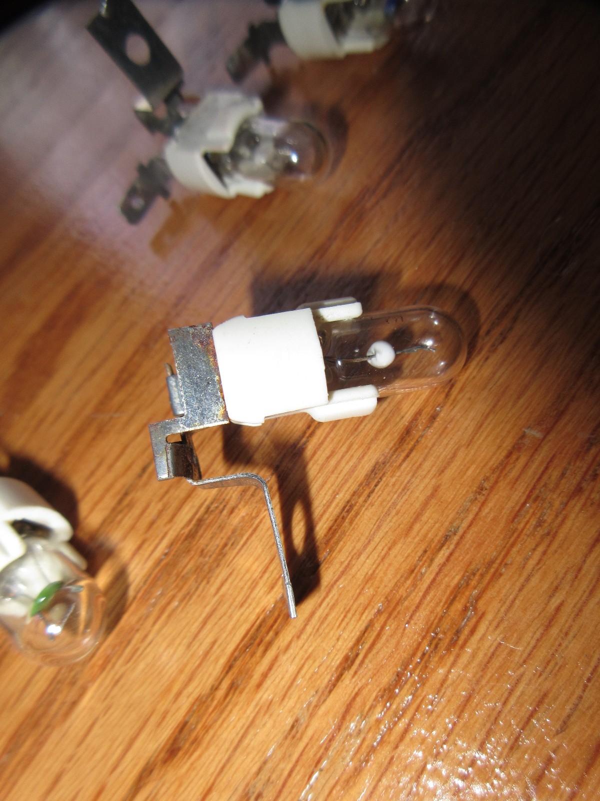 5 Lampholder Socket #c for Bally pinball machines with bulbs #555 HARD TO FIND