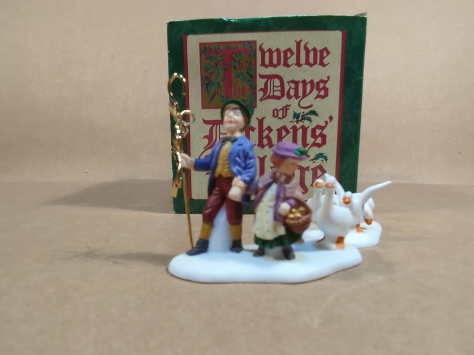 Dept 56 Six Geese A-Laying Twelve Days Of Dickens Village Figurines 58382