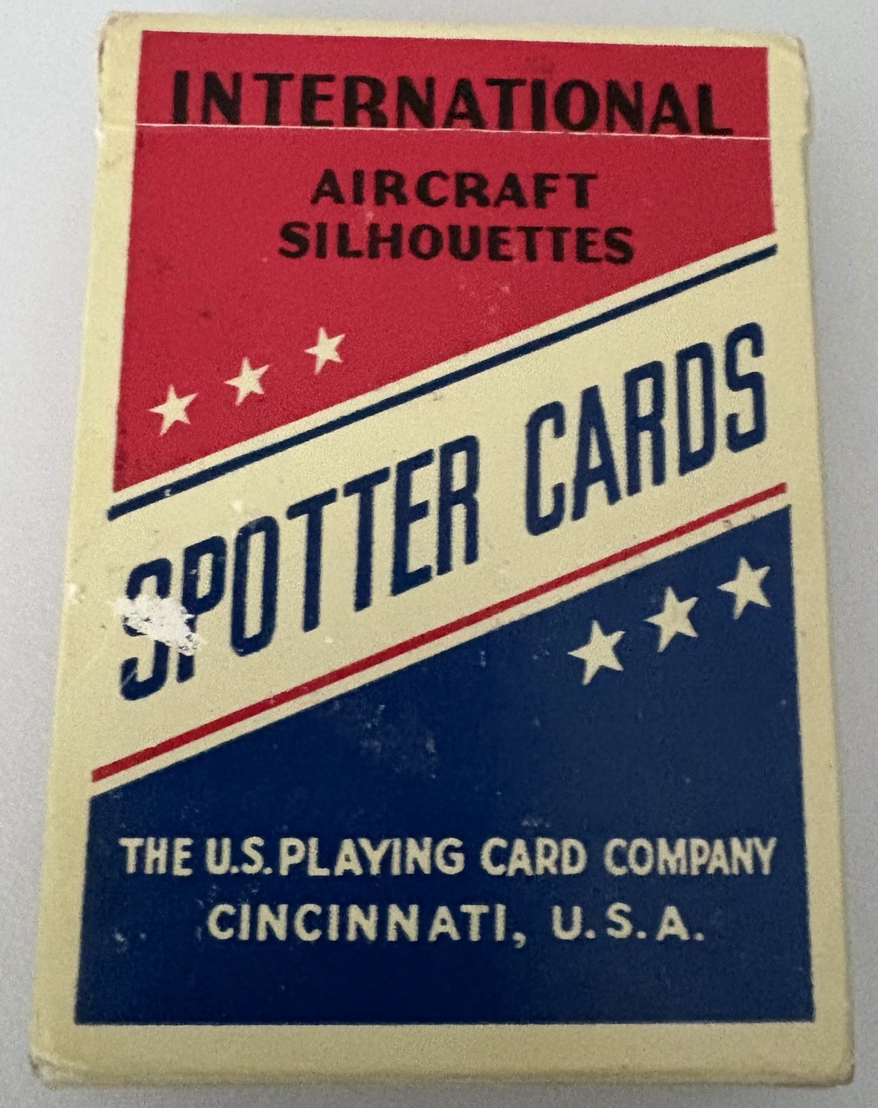 International Aircraft Silhouettes Spotter Playing Cards Full Deck Reissue O3’