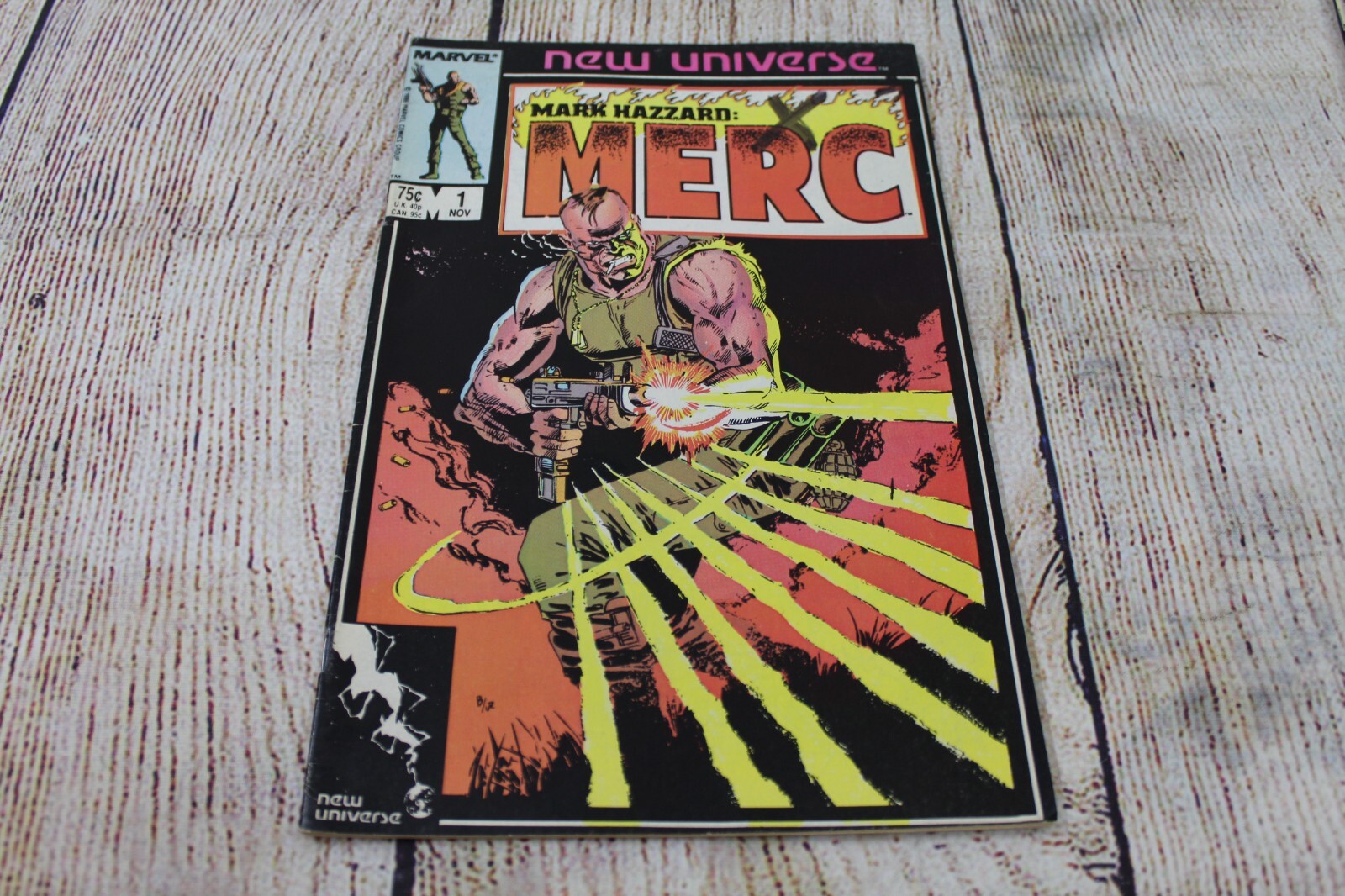 1986 Marvel New Universe Mark Hazzard: Merc 6 Book Lot #1 2 5 6 7 11 *Low Grade*