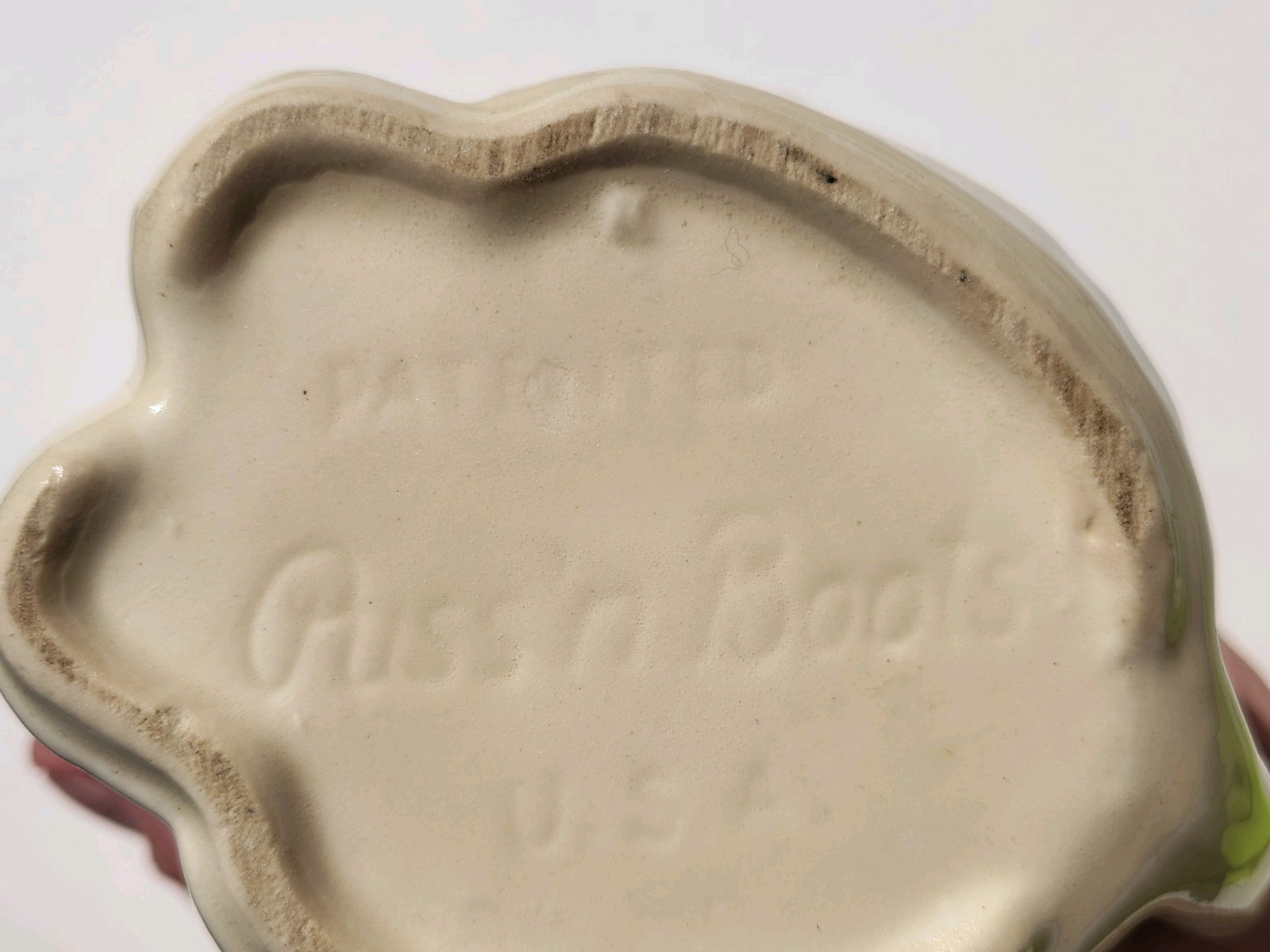 VTG Shawnee USA Patented Puss ‘n Boots Kitty Cat Creamer Pitcher Cream Milk Jar