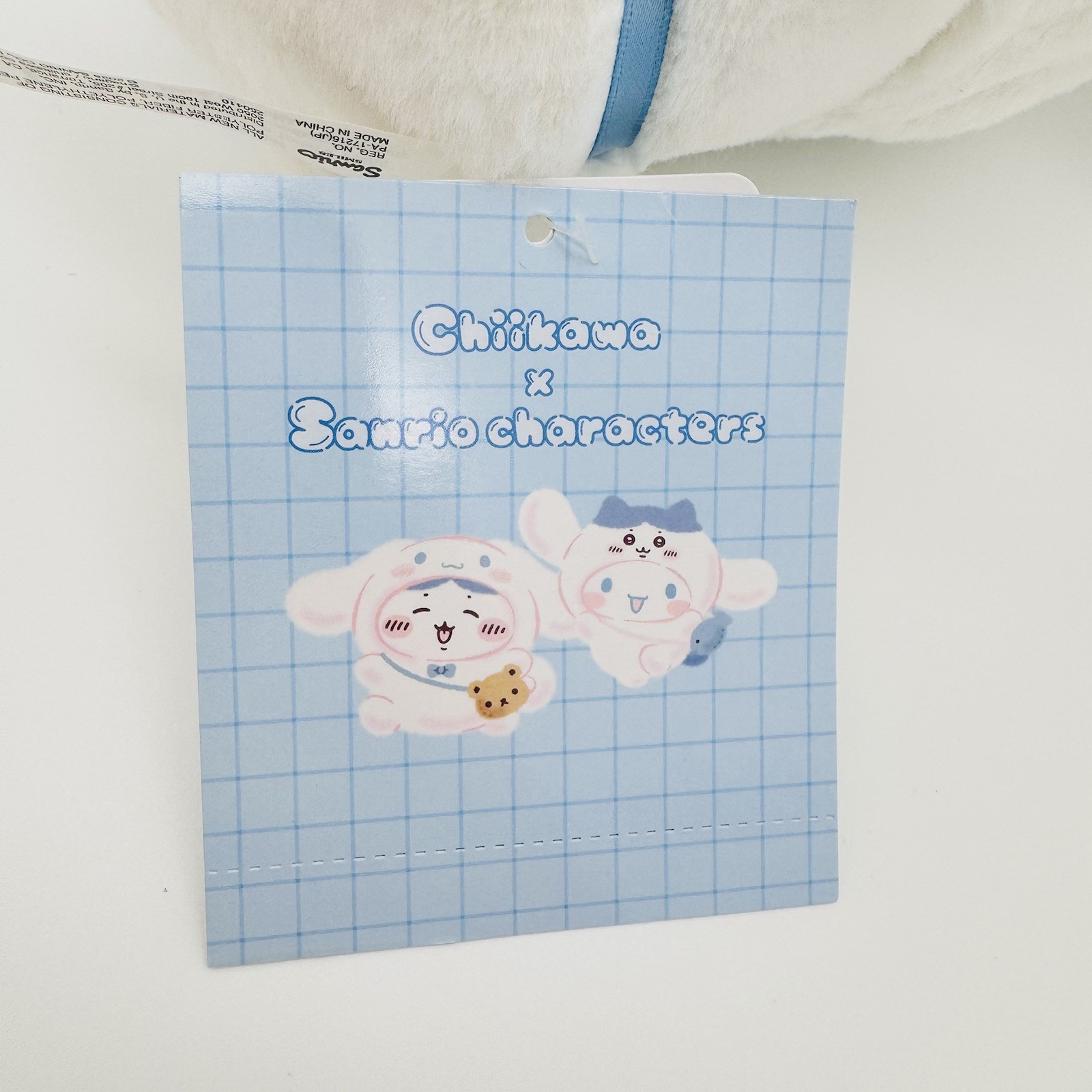 Chiikawa Sanrio Hachiware × Cinamoroll Plush | USA Seller, Free Fast Shipping
