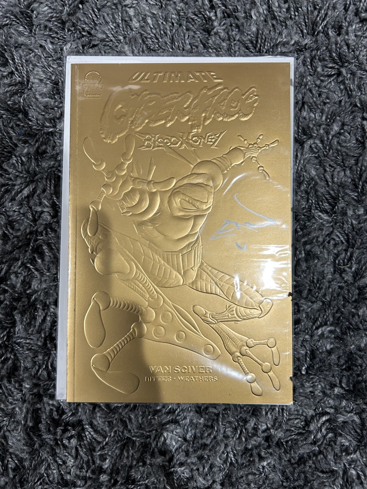 ALL CAPS ULTIMATE CYBERFROG: BLOOD HONEY GOLD COVER ETHAN VAN SCIVER SIGNED