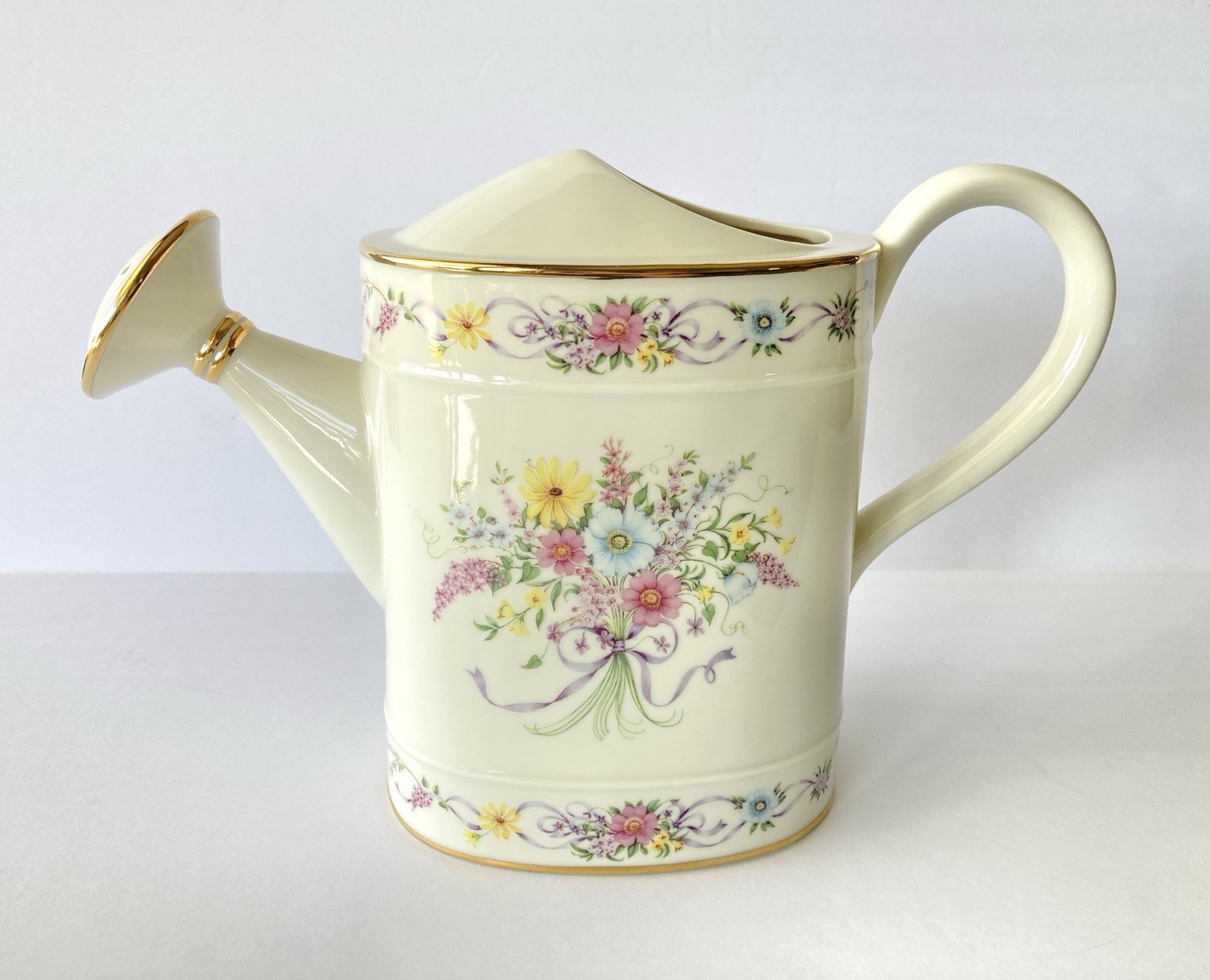 Lenox The Constitution Decorative Watering Can Fine Ivory China 2000 Ltd Ed NM