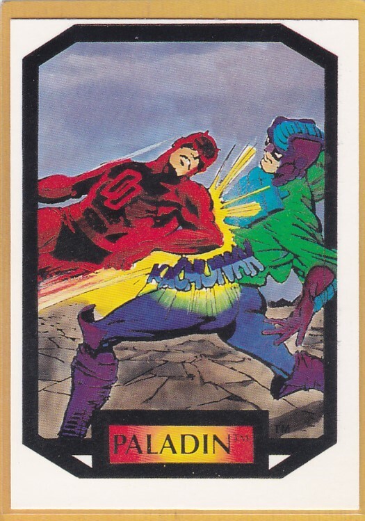 1987 MARVEL UNIVERSE COLOSSAL CONFLICTS PALADIN #61 EXMT/EXMT+ *A1585