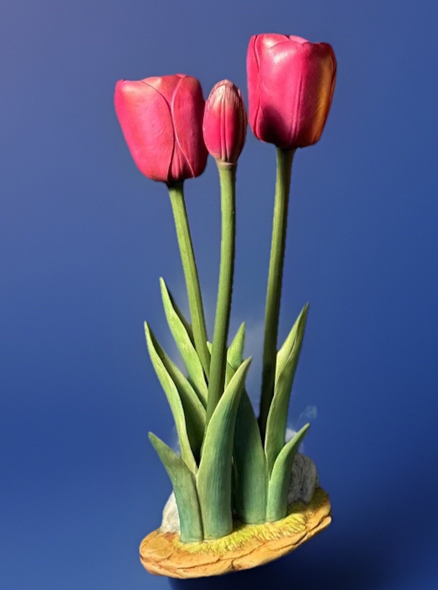 Vtg Andrea by Sadek Tulips 3 Varieties Avail Purple, Flame, Rhapsody Rare! HTF