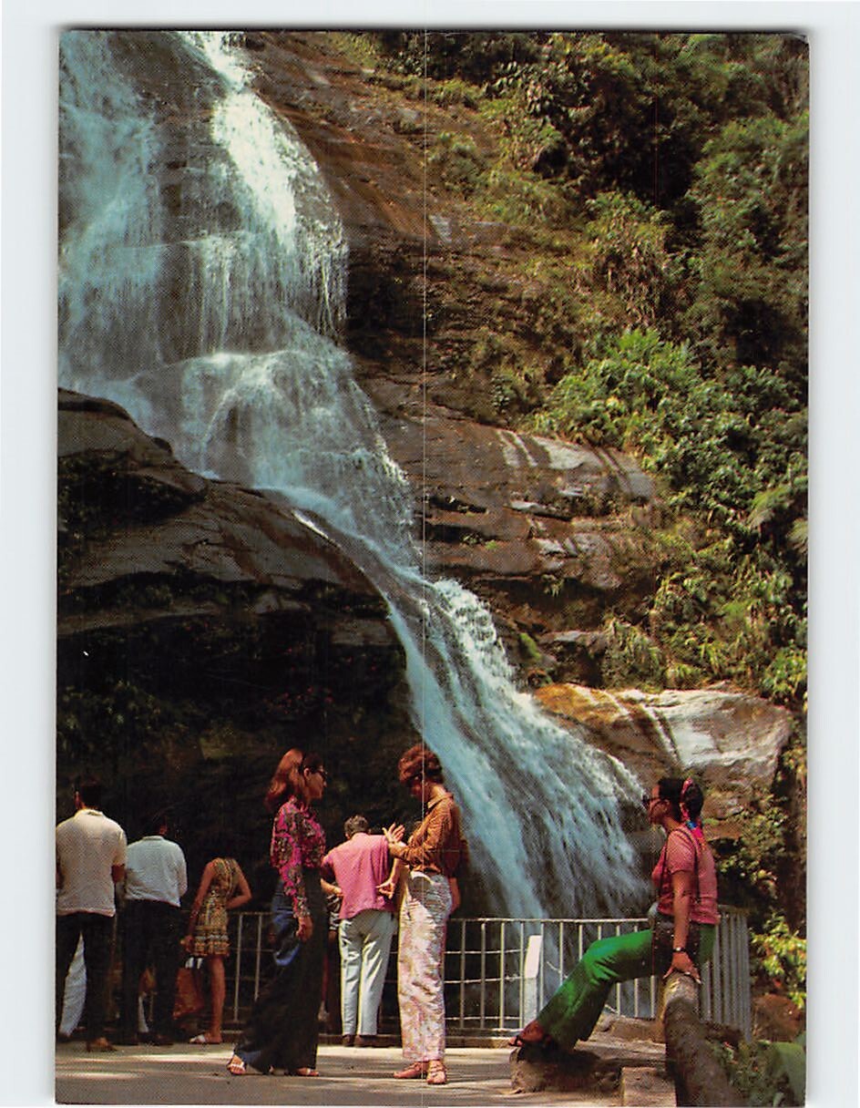 Postcard Cascatinha Floresta da Tijuca Rio de Janeiro Brazil