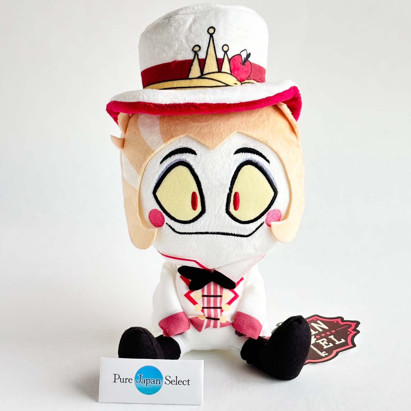 Lucifer Hazbin Hotel Sitting Plush Toy H20cm 7.87 in Round One Exclusive w/tag