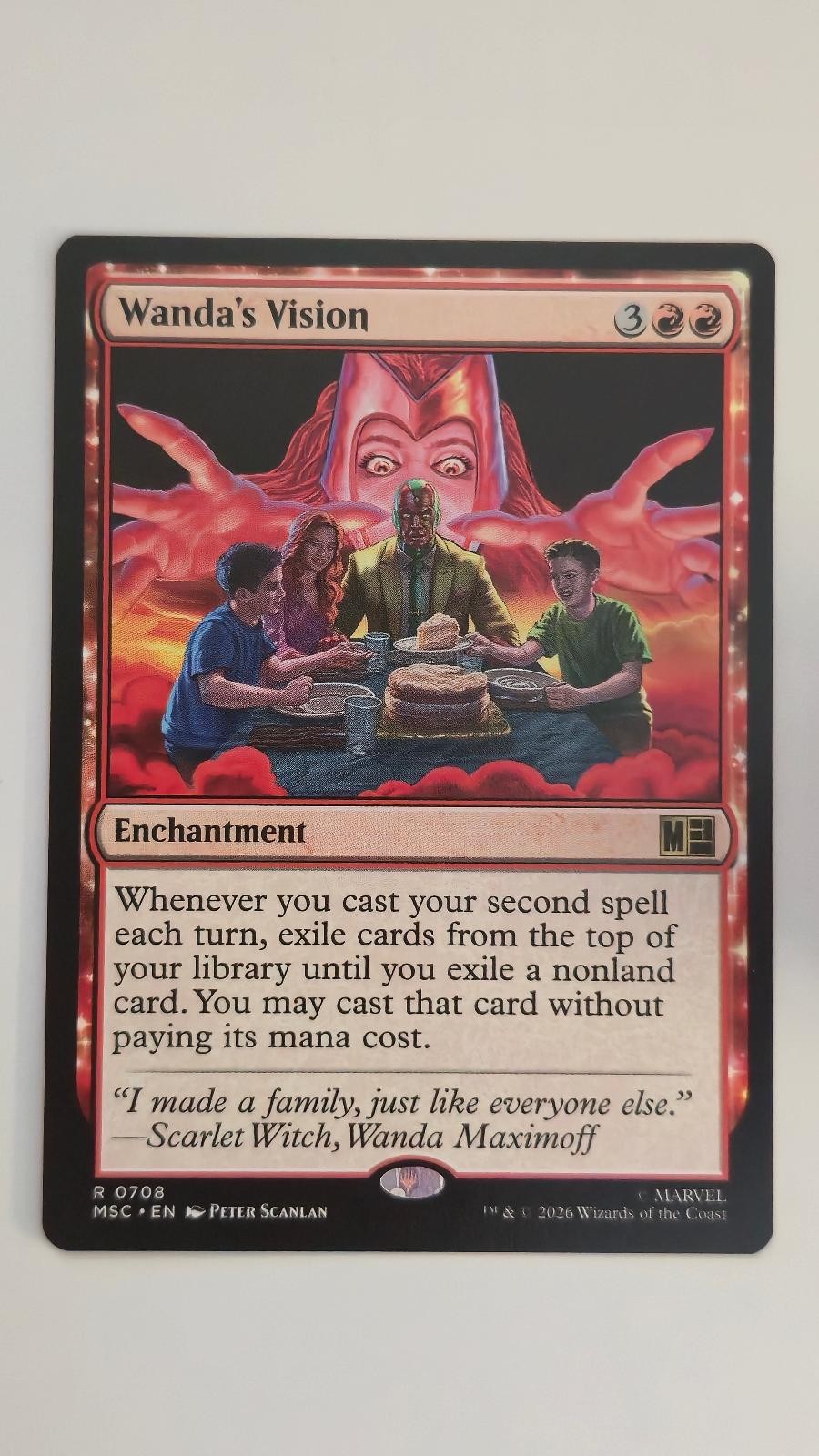 Wanda’s Vision RARE 708 Commander: Marvel Super Heroes Magic: The Gathering