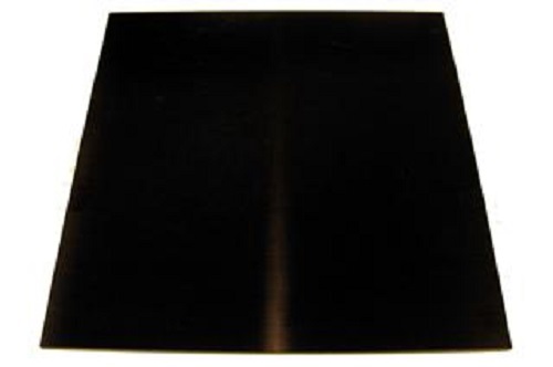 1 – .250″ Thick Grade XX Black Paper Phenolic Knife Sheet Micarta 12″ x 12″