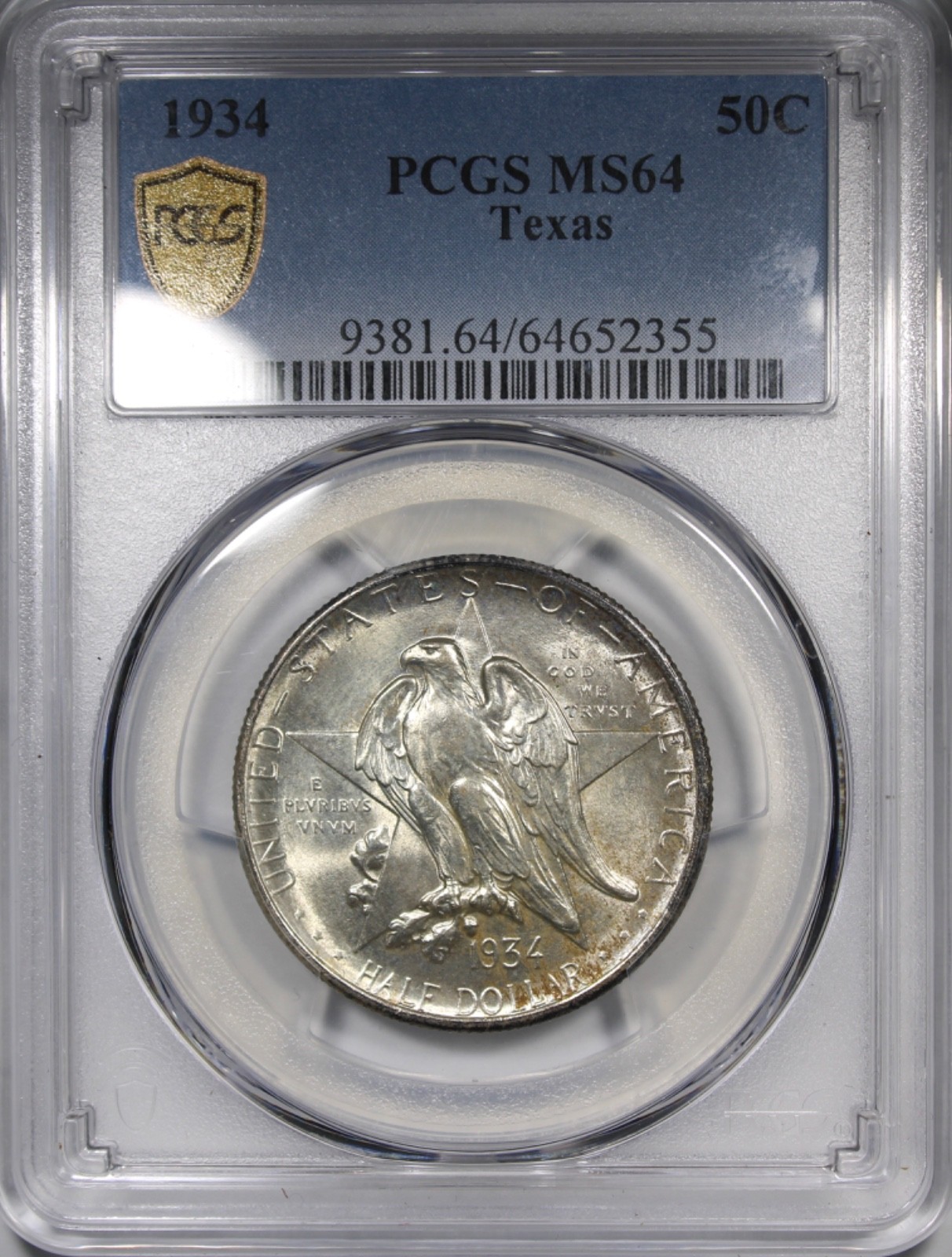 1934 Texas Commemorative Half Dollar