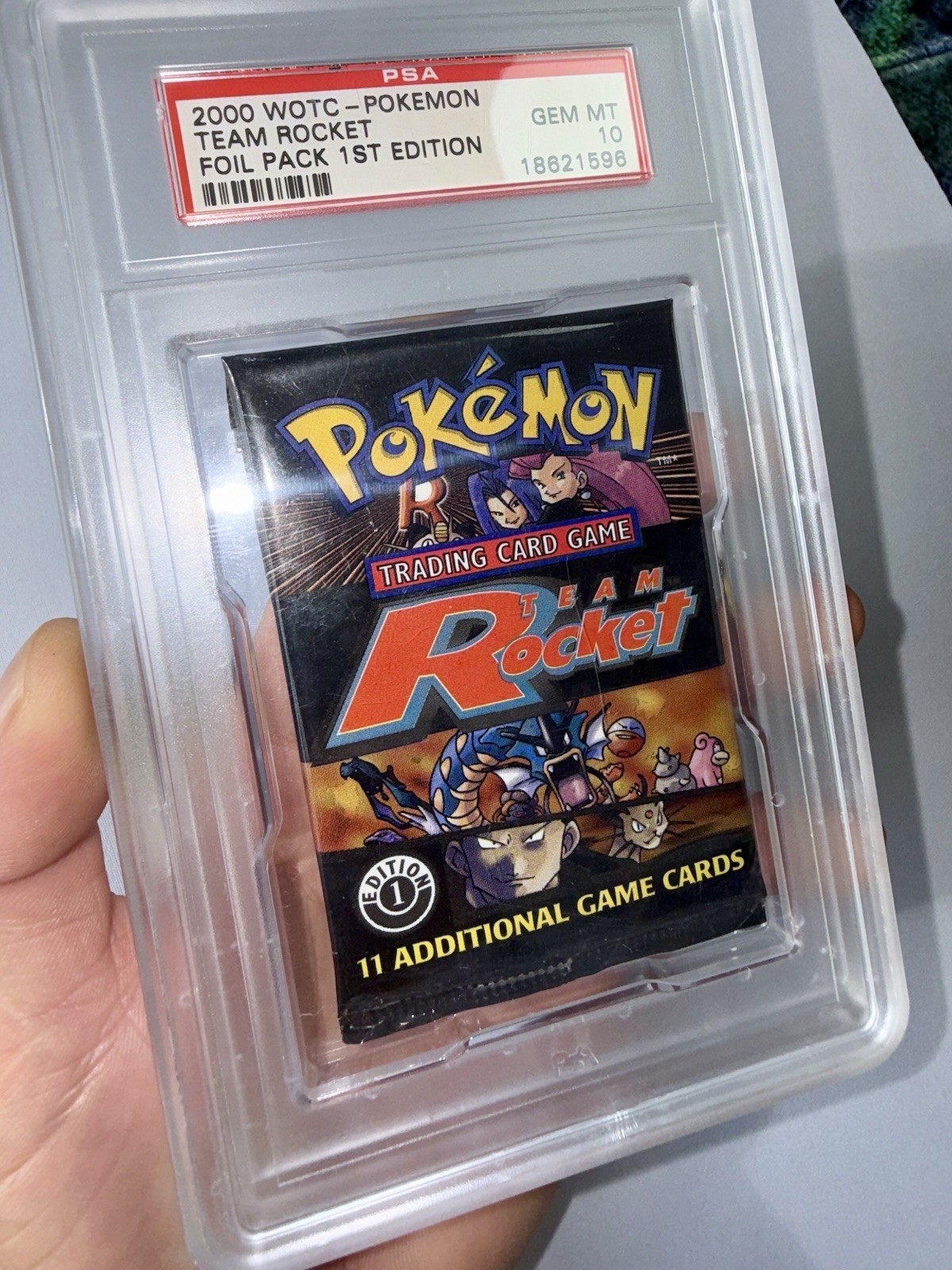 2000 Pokemon Team Rocket Booster Pack Sealed WOTC PSA10 GEM MINT 1st Edition