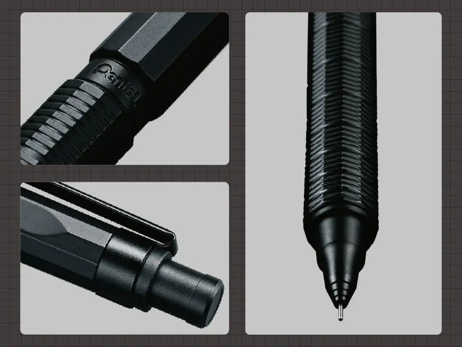 Pentel Orenz Nero Automatic Mechanical Pencil Limited Edition Set – Matte Black