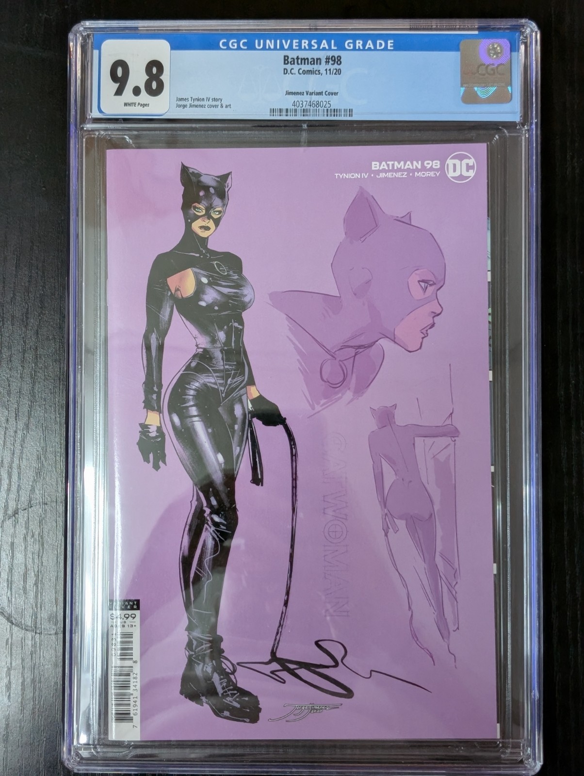 Batman 98 1:25 Retailer Incentive Jimenez Variant CGC 9.8 White Pages