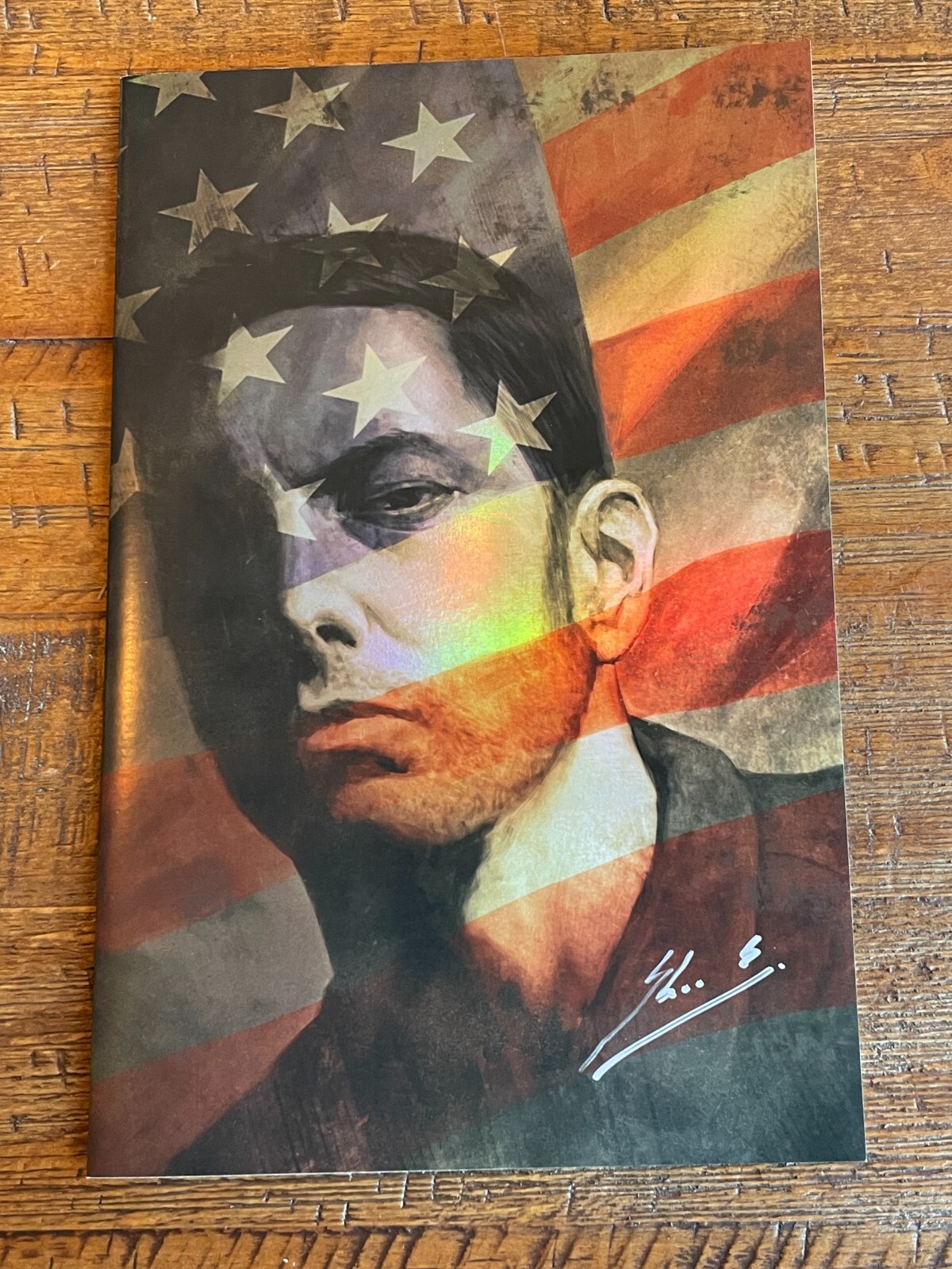 ORBIT EMINEM #1 SKAN SIGNED COA NYCC EXCL SILVER FOIL VARIANT 30 PT RUN RARE!