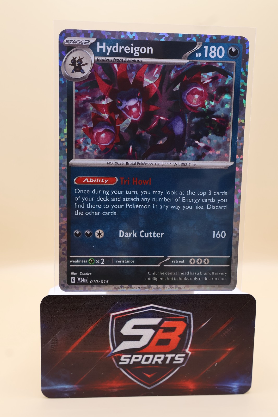 Pokemon Card 2024 McDonald’s Promo (M24en) – 010/015 Hydreigon Holo