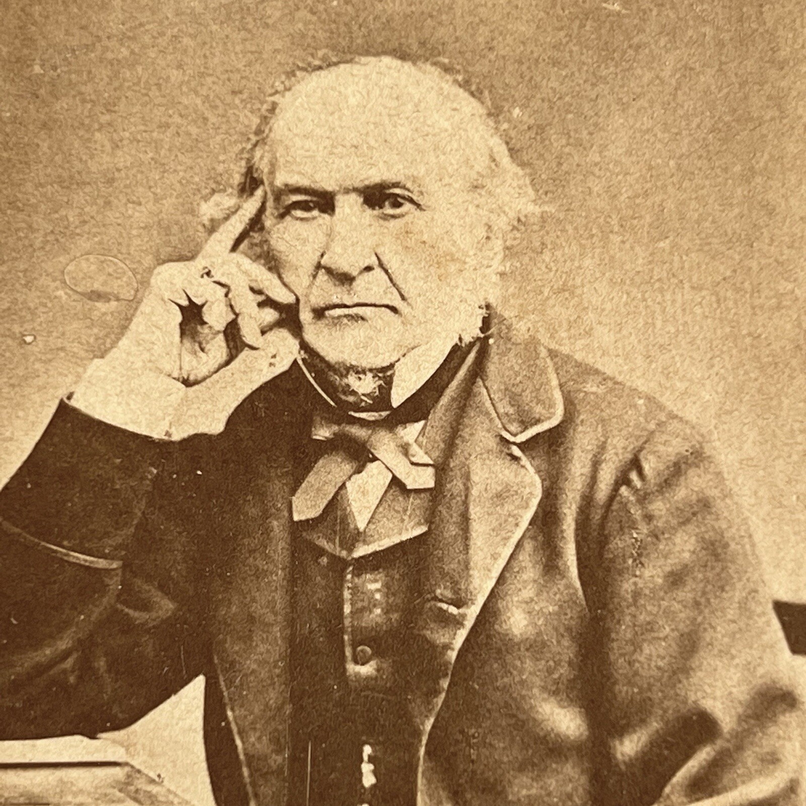 Antique CDV Photograph Man ID William Gladstone British Statesman UK History