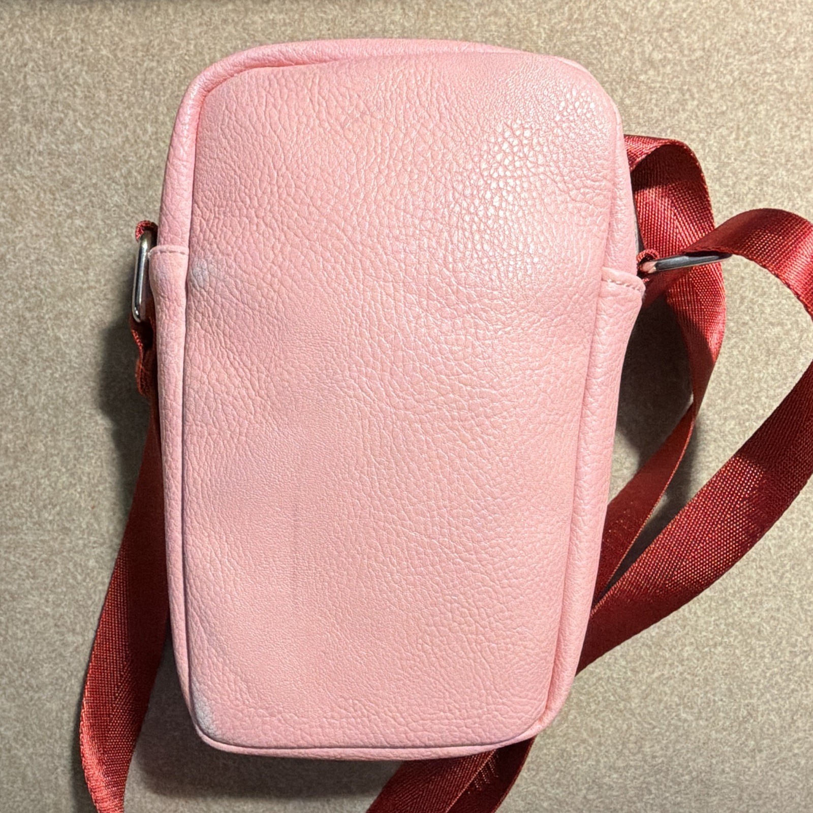 Disney Lilo & Stitch Floral Mini Crossbody Bag/Pouch w/ Strap Pink