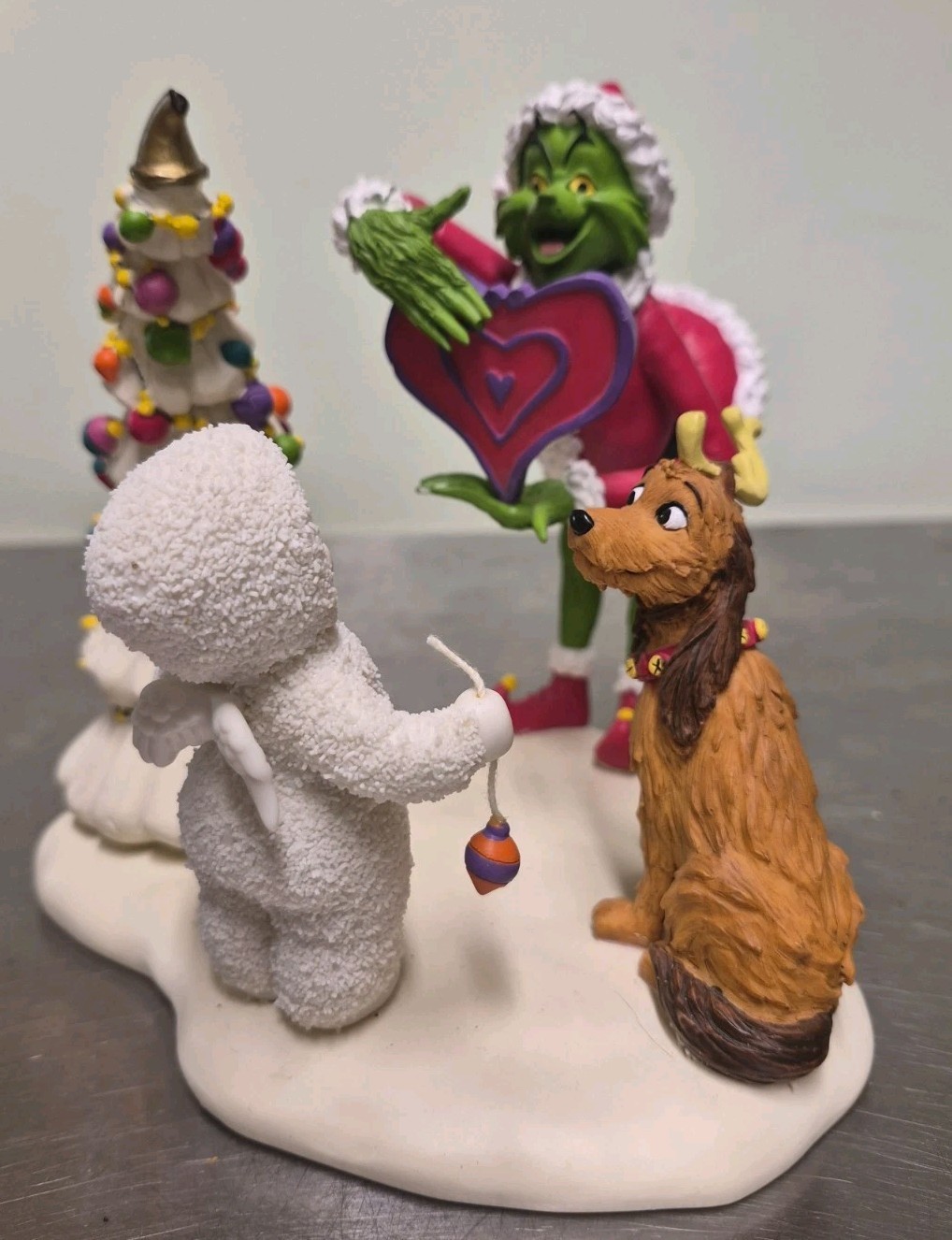 Department 56 Snowbabies “At The Heart Of Christmas” The Grinch Holiday +bonus
