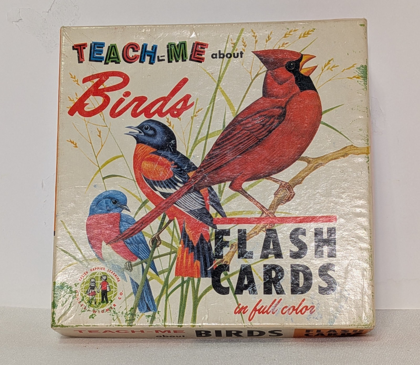 Vintage 1962 Teach Me about Birds Flash Cards – Complete set of 47 Cards