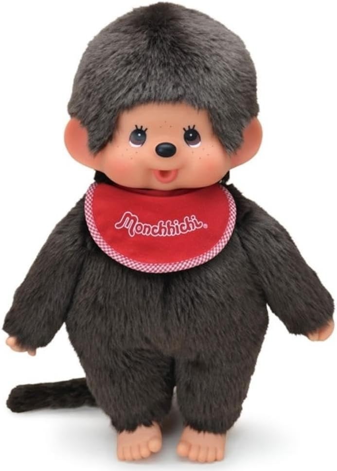 Sekiguchi Monchhichi Boy Plush Premium Standard L size 41cm Brown From japan New