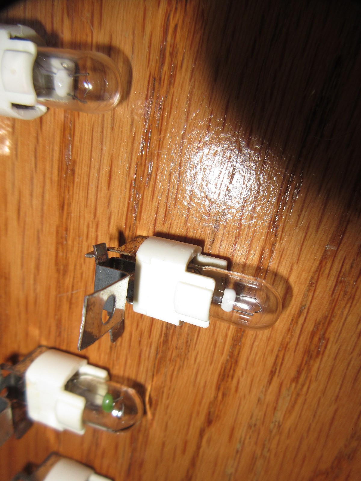 5 Lampholder Socket #c for Bally pinball machines with bulbs #555 HARD TO FIND