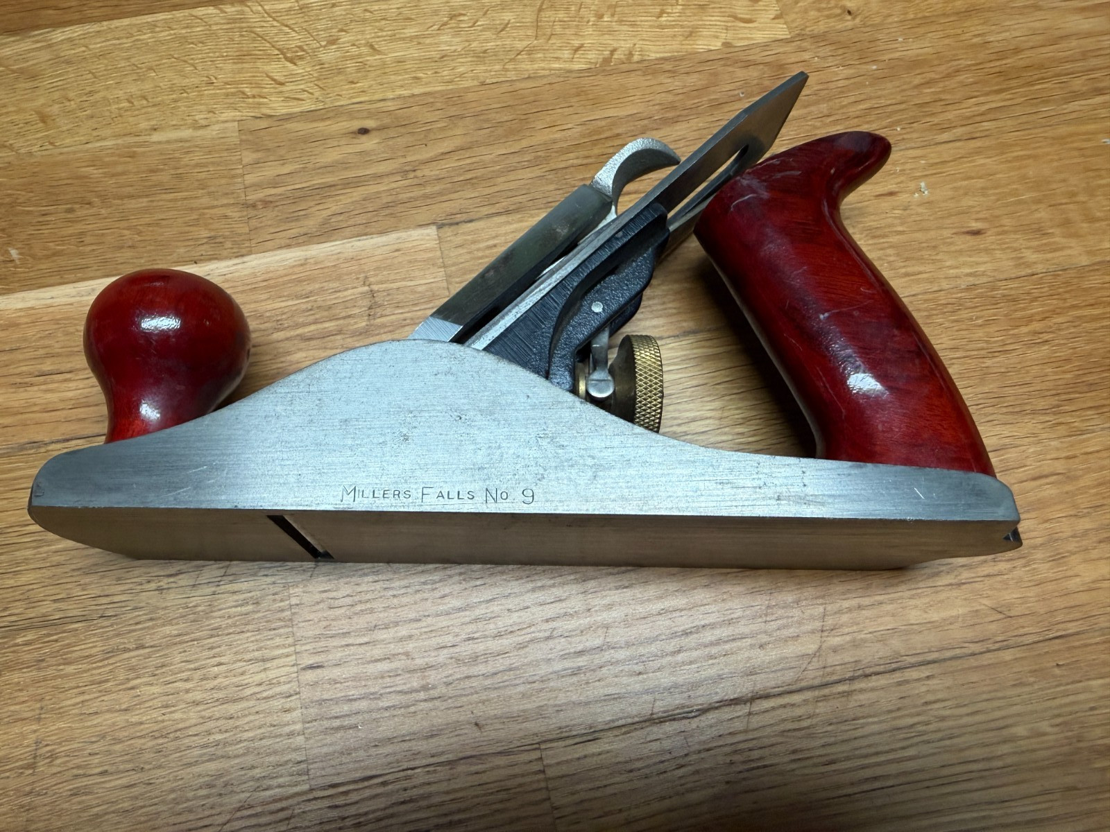 Vintage Millers Falls No 9 Type 4 Smooth Bottom Plane (ca 1953-1965)