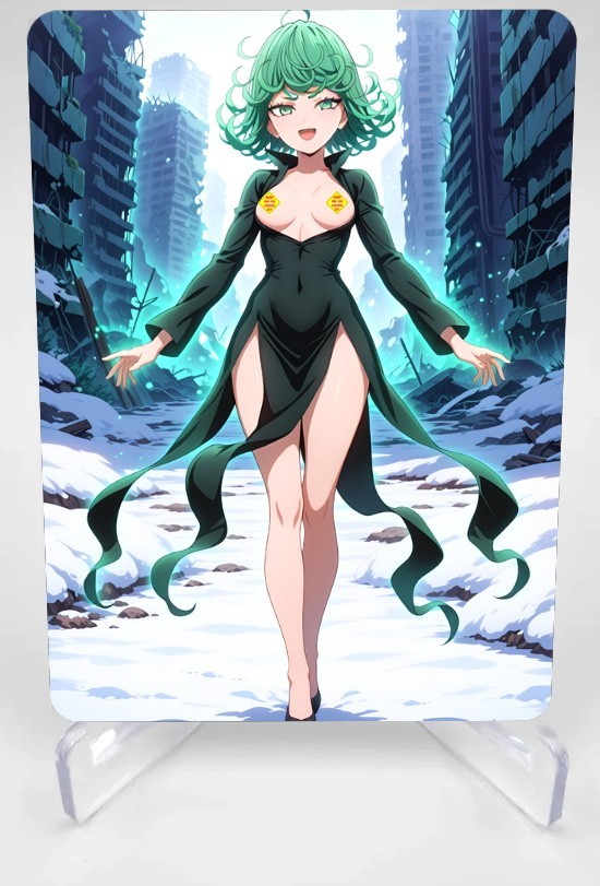 Tatsumaki Anime Art Print – Card/4×6/5×7 Waifu Collectible ONP-TAT-071