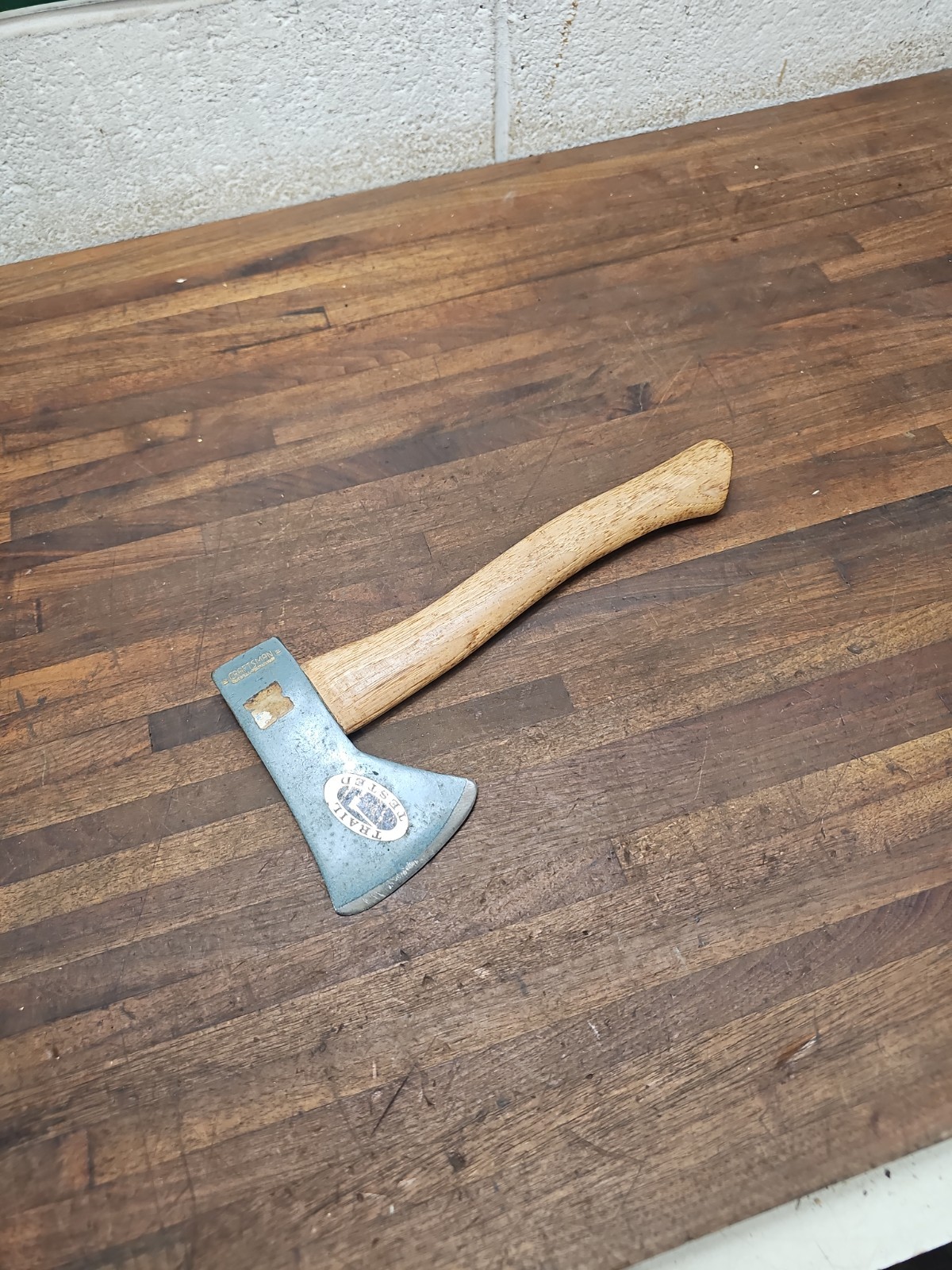 Q56- RARE vintage CRAFTSMAN Hudson Bay Hatchet w/ original label 1 lb 4 oz