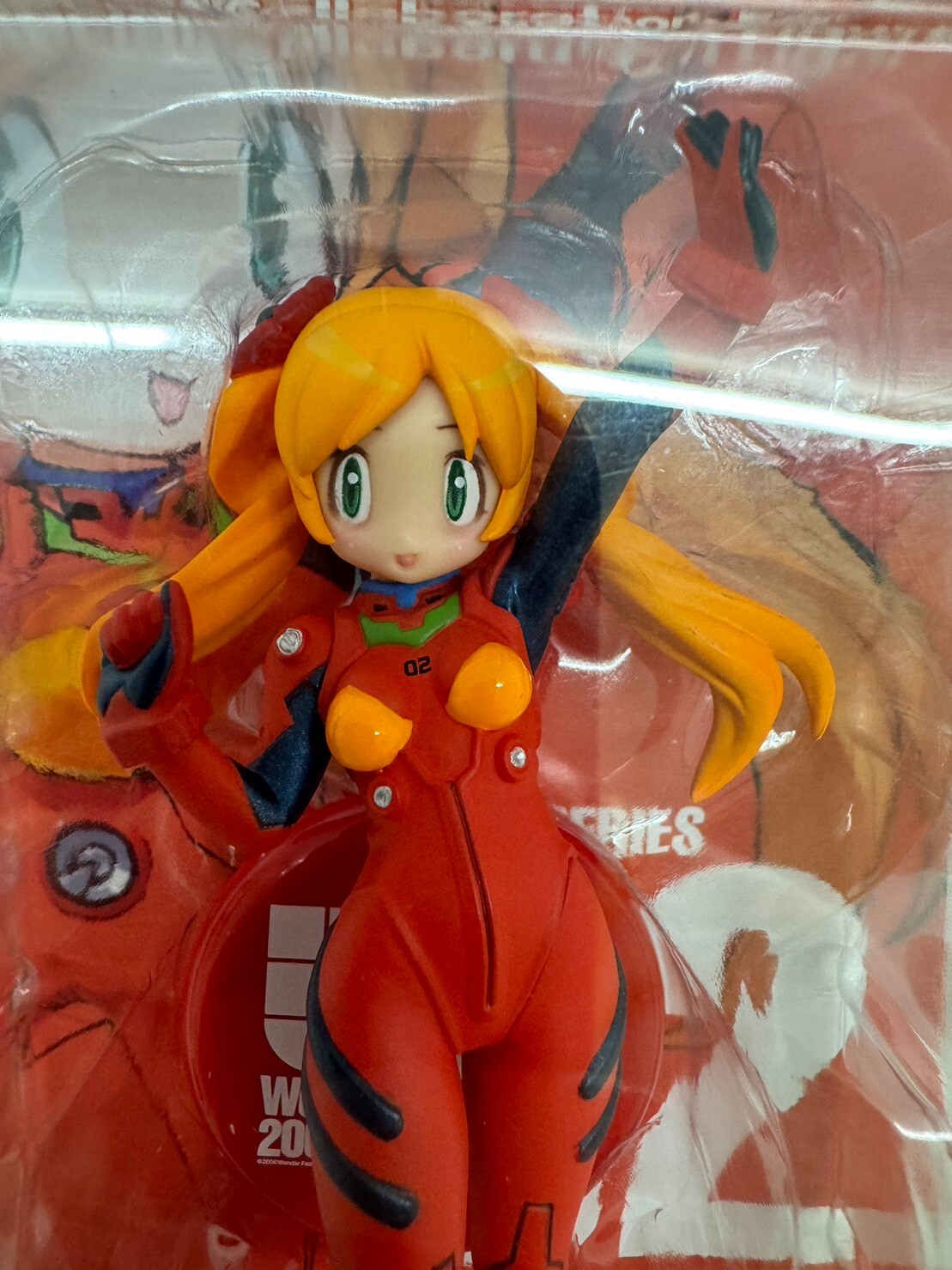 WF2006 Wanda-chan Loves Evangelion Collaboration Figure Rei & Asuka Set