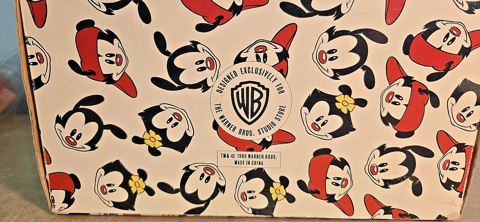 VTG NEW 1995 WB Studio Store ANIMANIACS Bathroom Ceramic Soap Dish and Cup Set