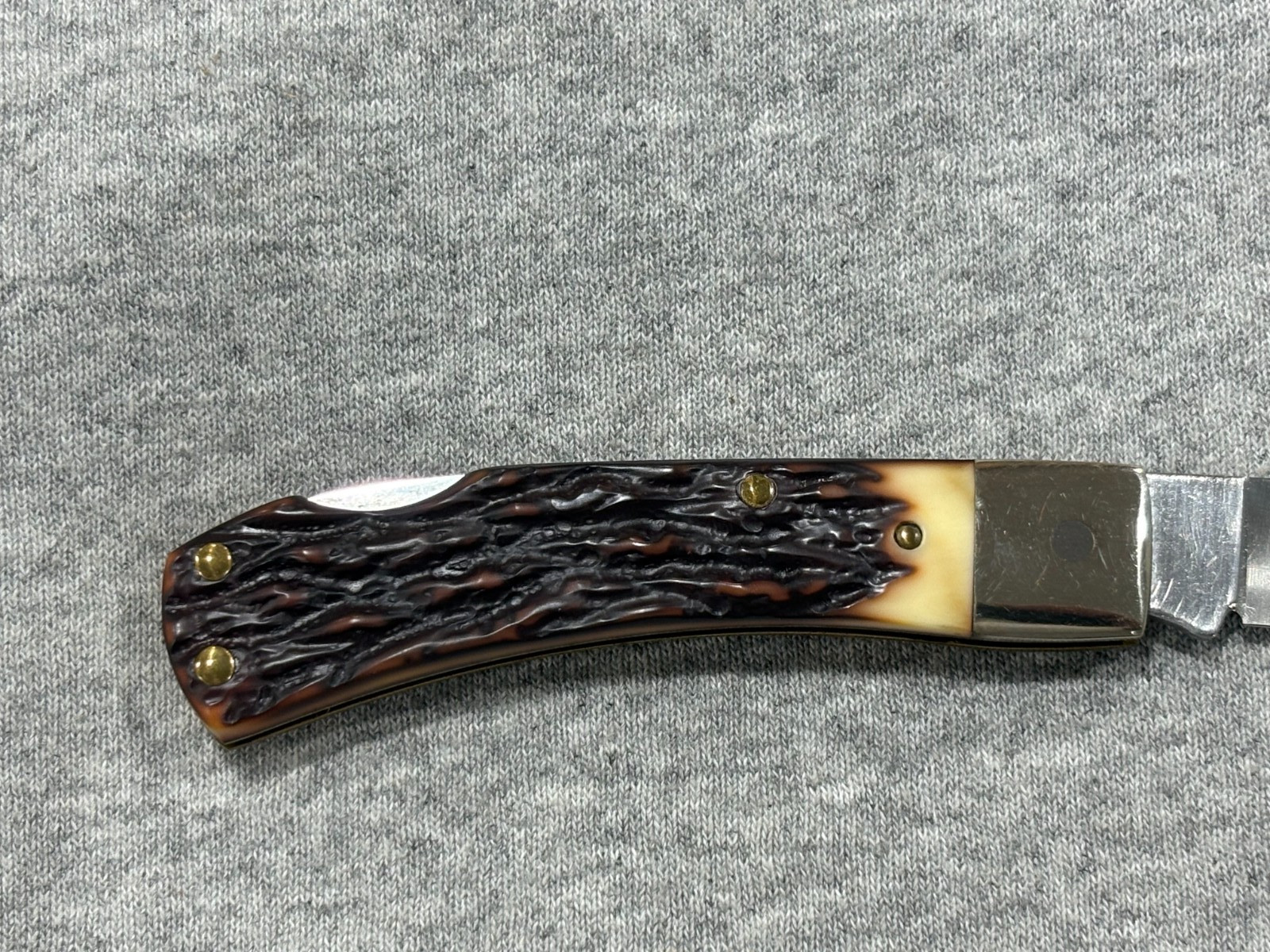 Rare Vintage Schrade t USA 50UH Lockback NIB Soft Sheath in a 5UH box
