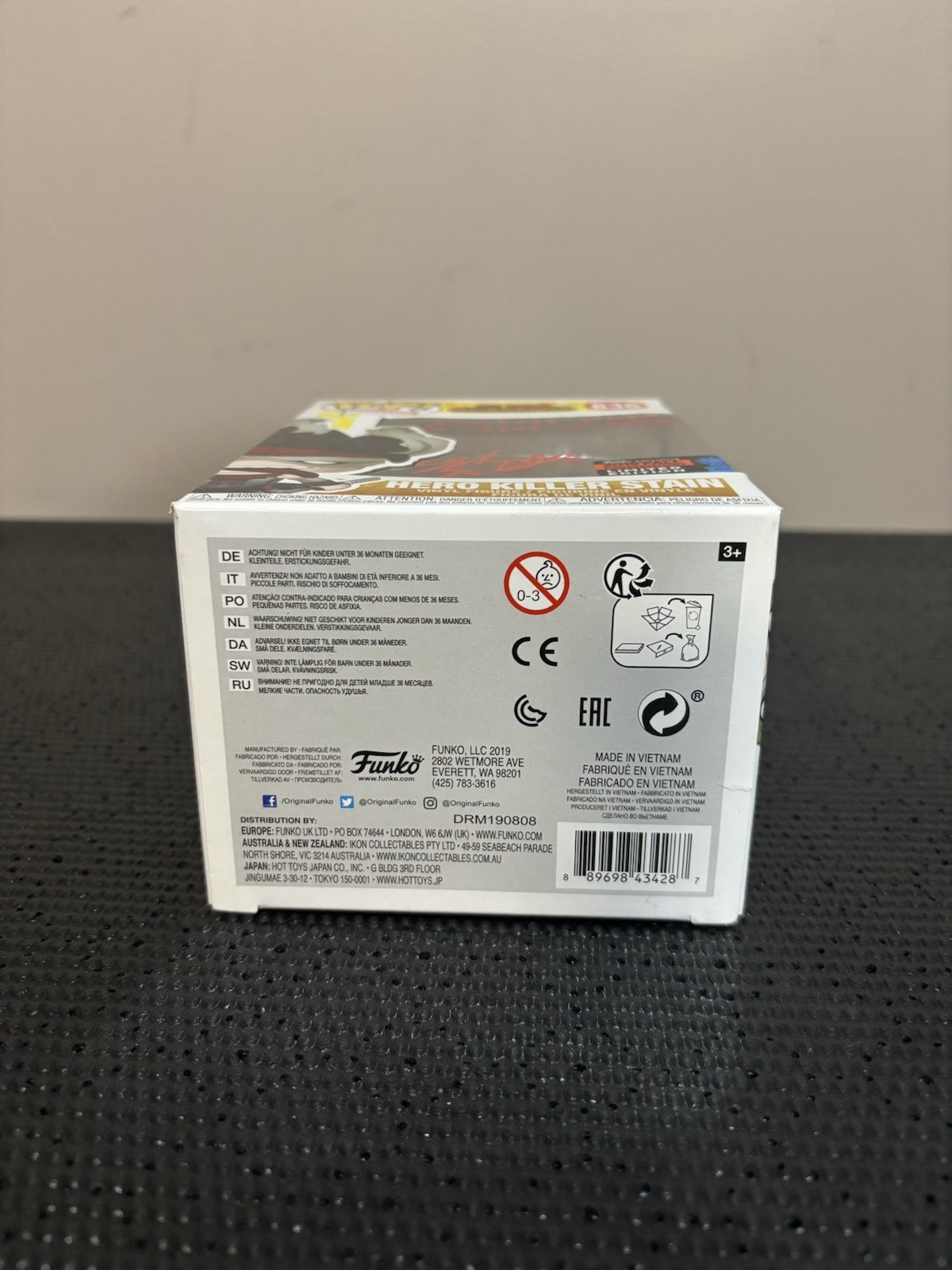 Funko PoP! #636 Hero Killer Stain My Hero Academia 2019 NYCC Exclusive Signed